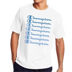 Men’s Champion white short sleeve tee shirt size XL